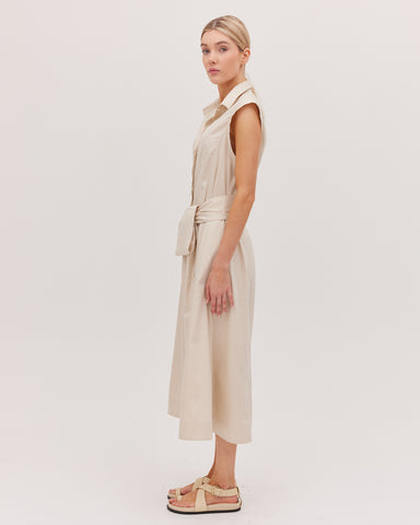 The Tailored Sleeveless Dress | Putty