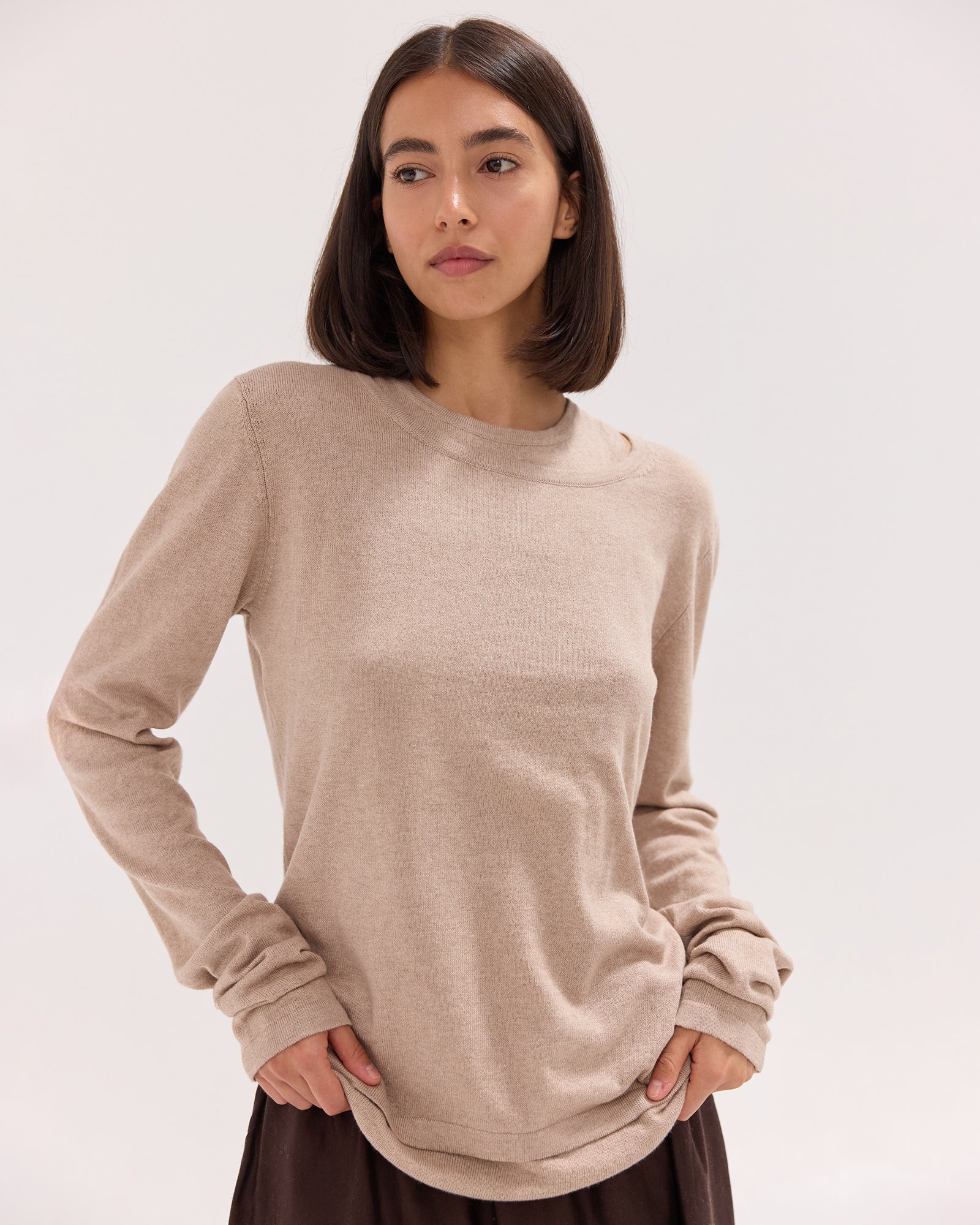 The Layering Long Sleeve | Biscuit