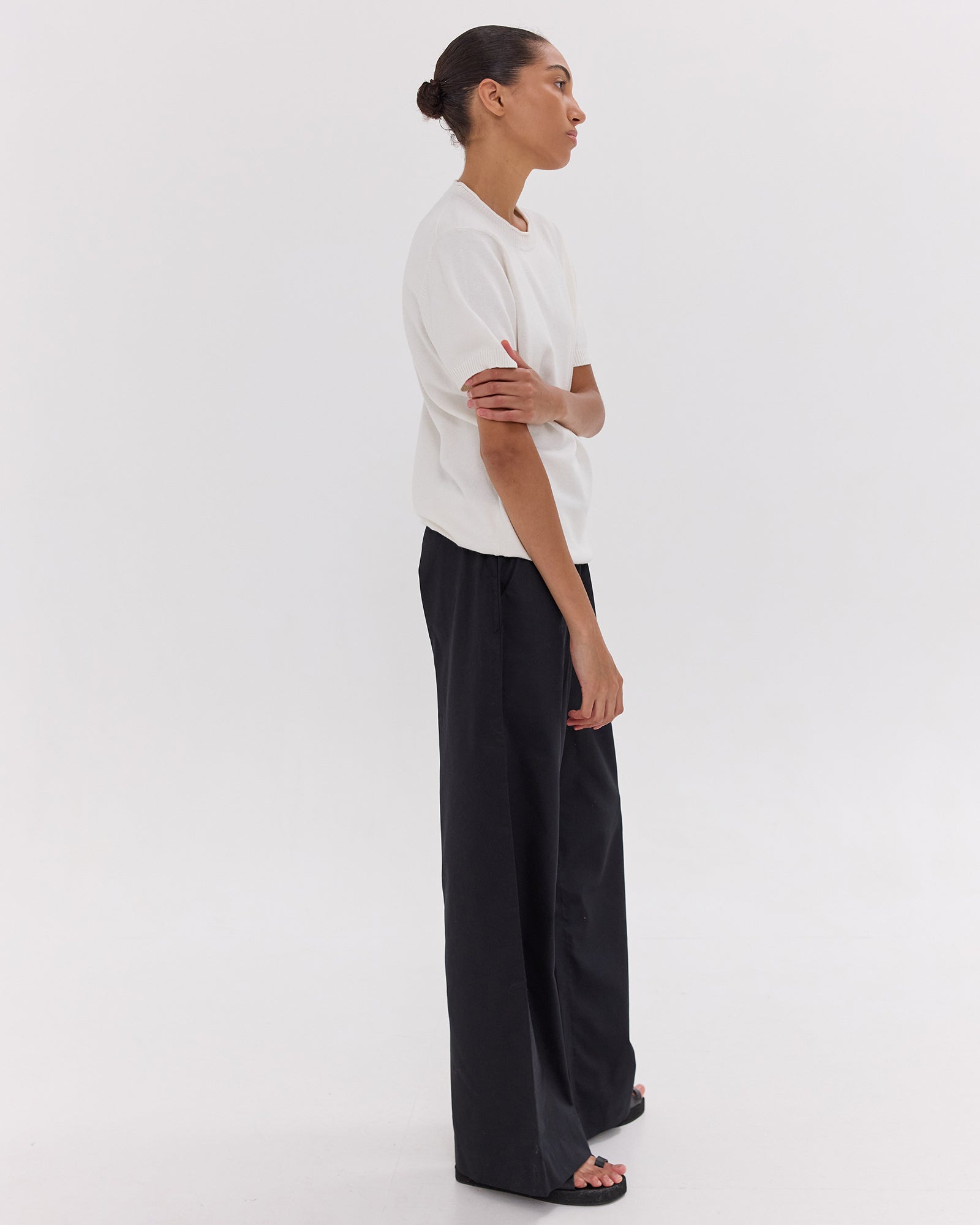 The Wide Leg Pant | Black
