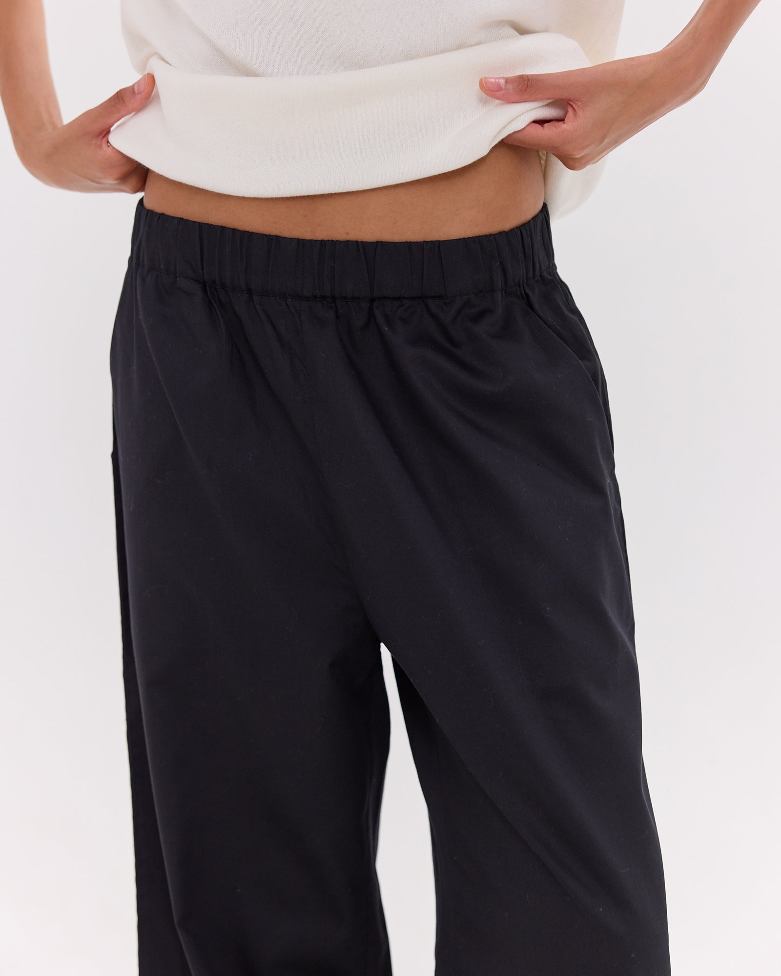 The Wide Leg Pant | Black