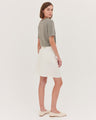 The Short Denim Skirt | Natural