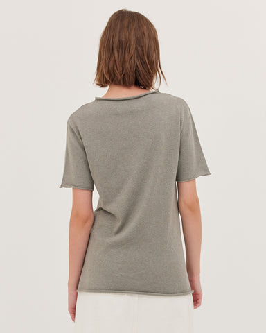 The Funnel Neck Tee | Eucalypt