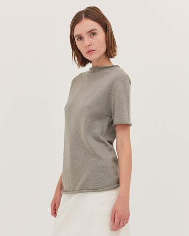 The Funnel Neck Tee | Eucalypt