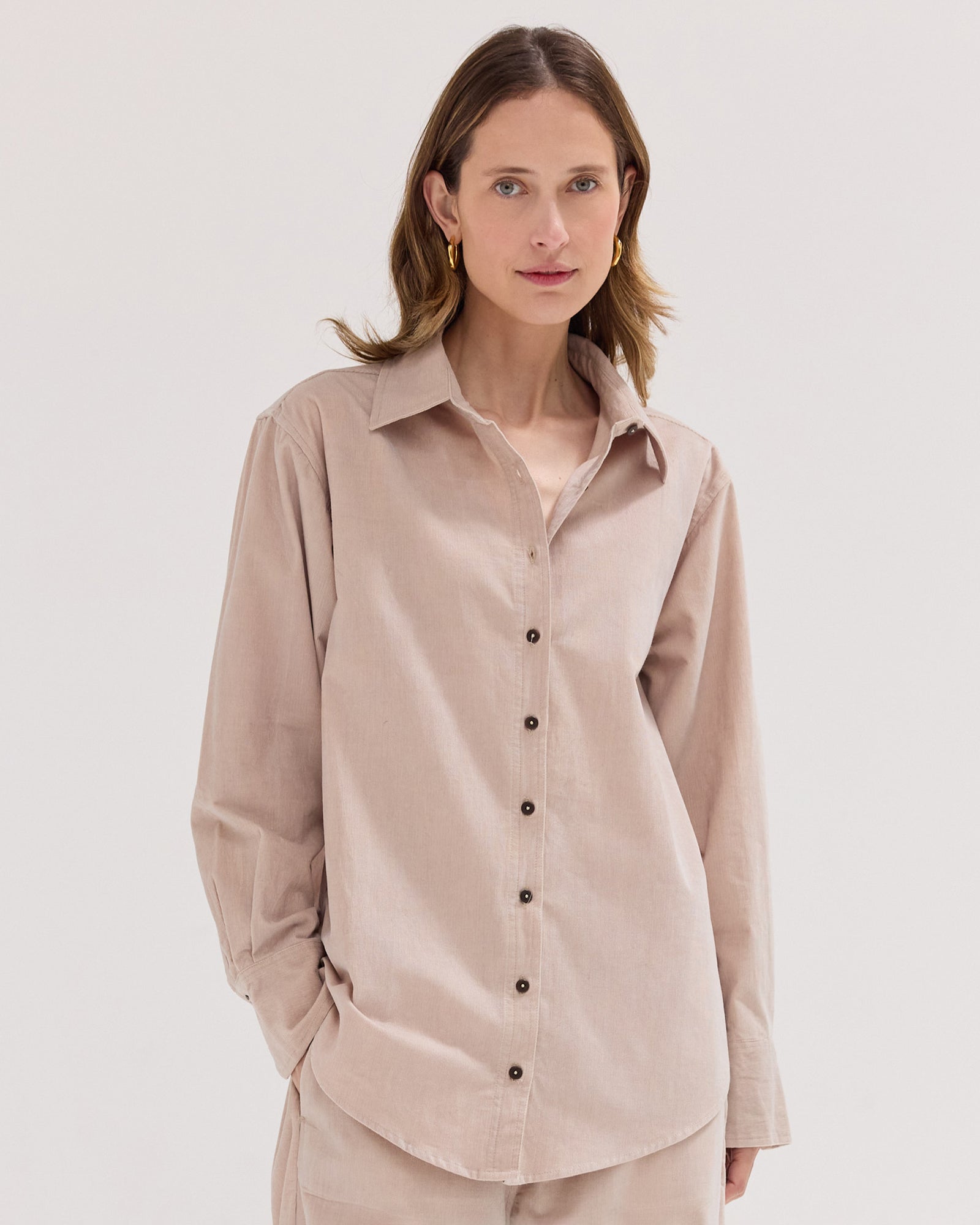 The Corduroy Shirt | Limestone