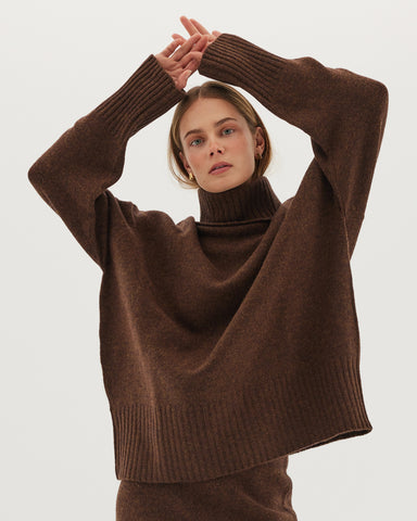 The Roll Neck Jumper | Hickory
