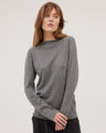 The Funnel Neck Top | Slate