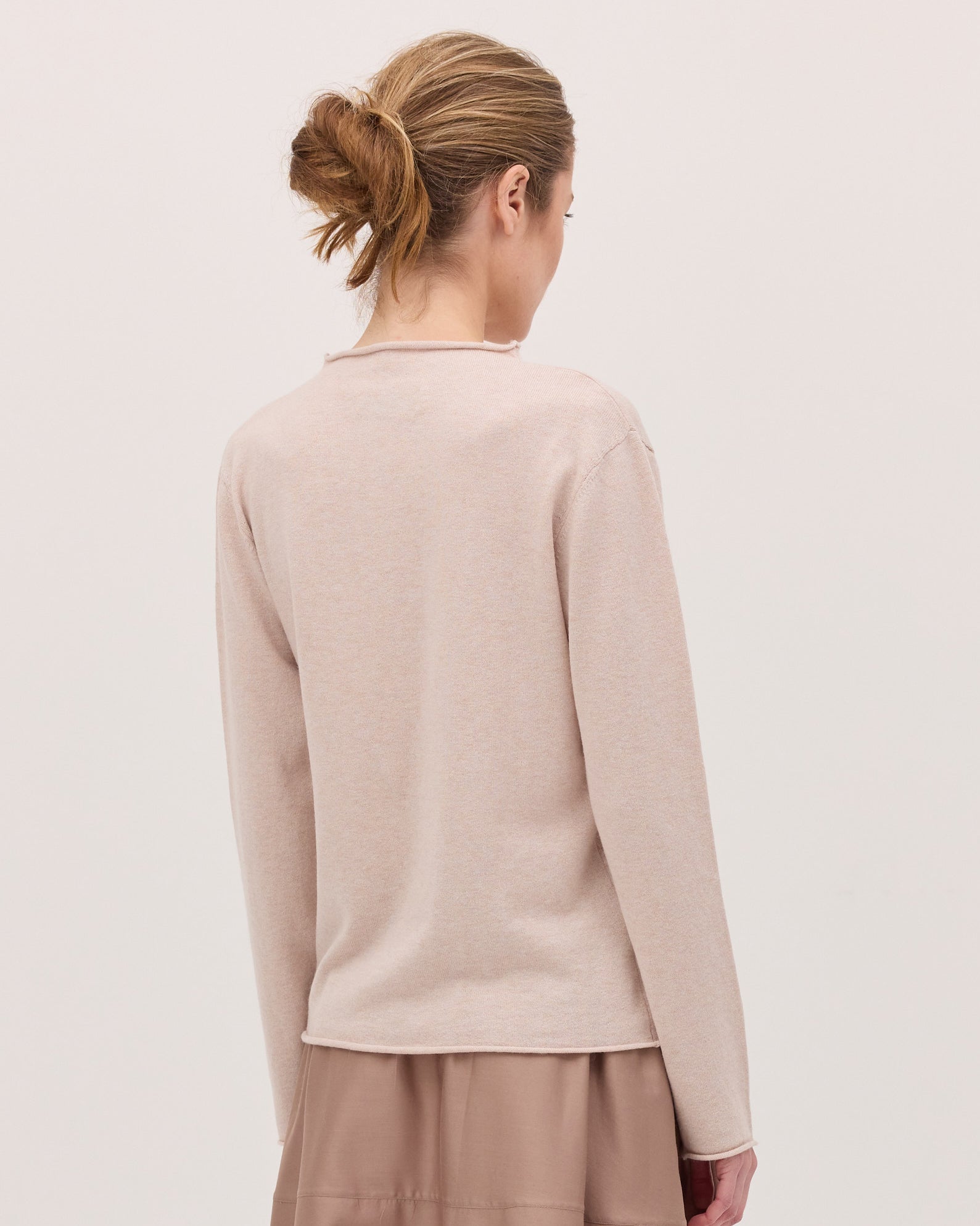 The Funnel Neck Top | Shell