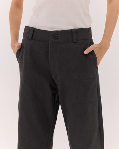 The Wide Leg Denim Jean | Carbon
