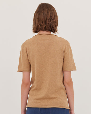 The Funnel Neck Tee | Raffia