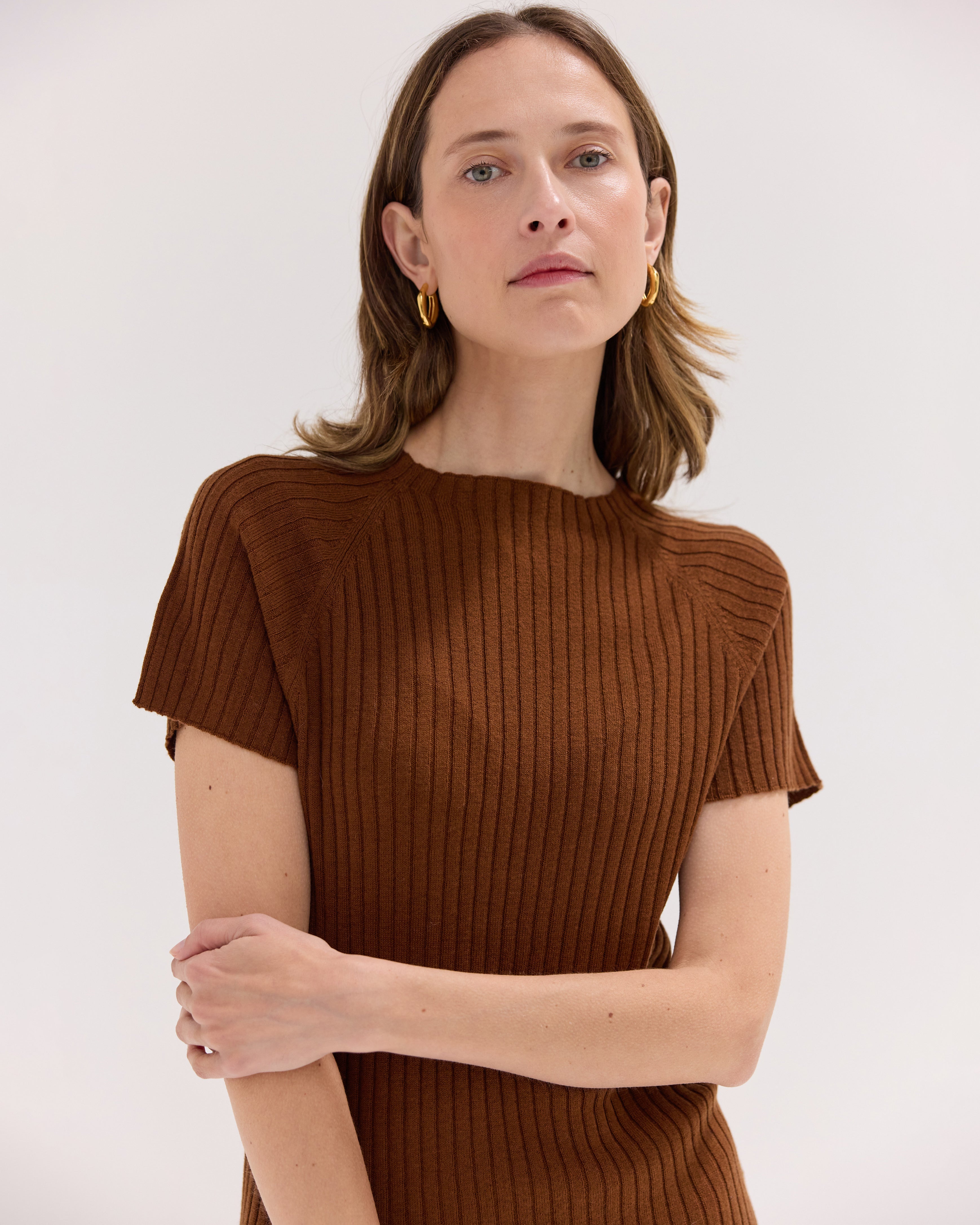 The Rib Knit Tee | Castagne