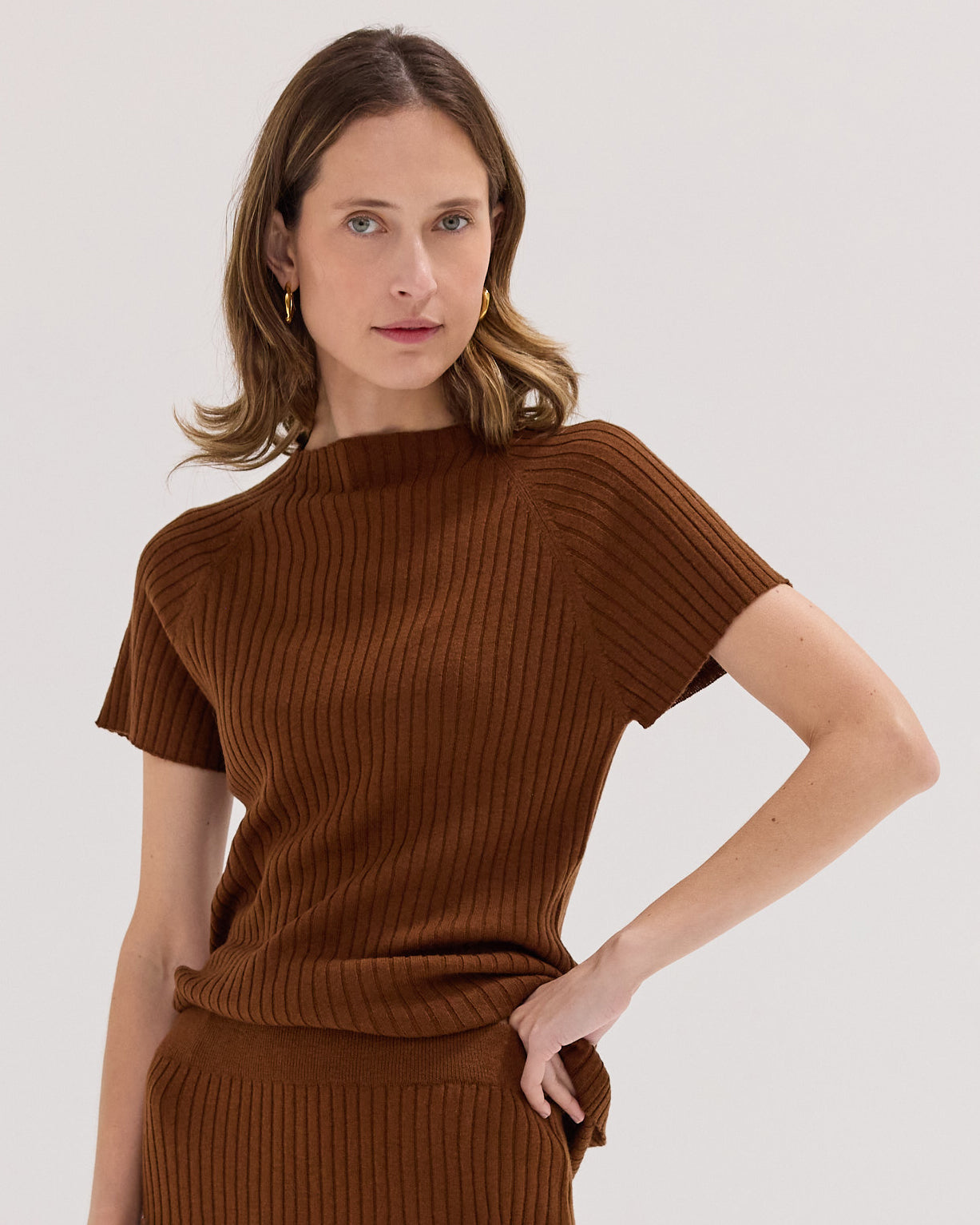 The Rib Knit Tee | Castagne