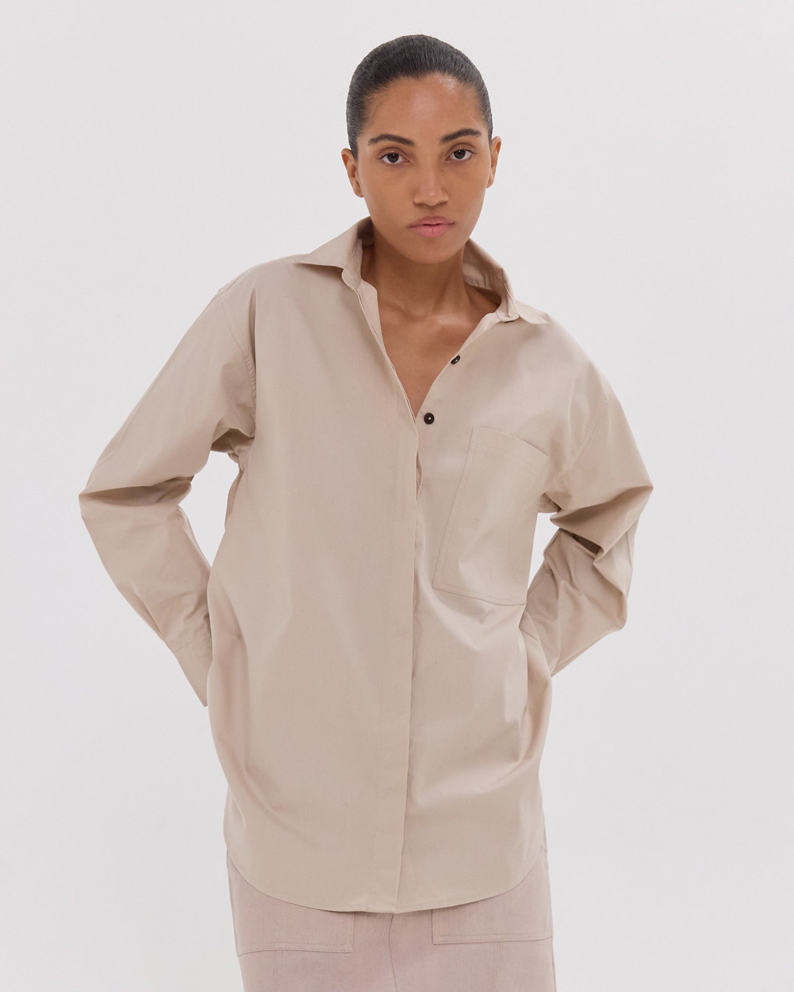 The Classic Pocket Shirt | Bone