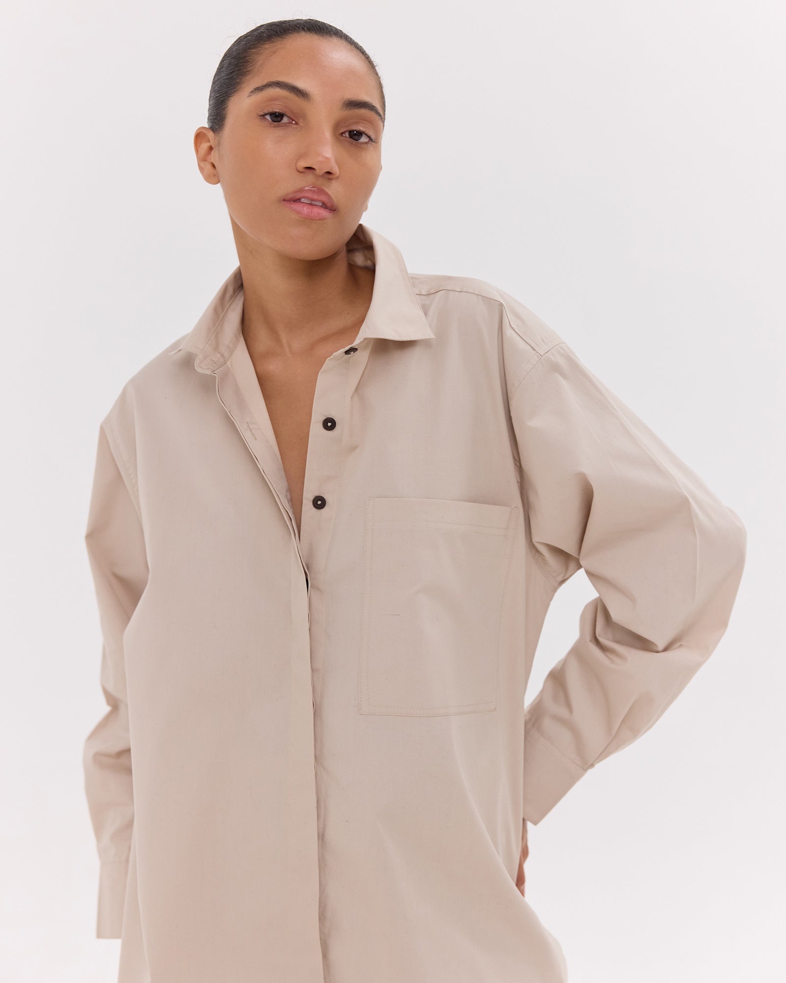 The Classic Pocket Shirt | Bone