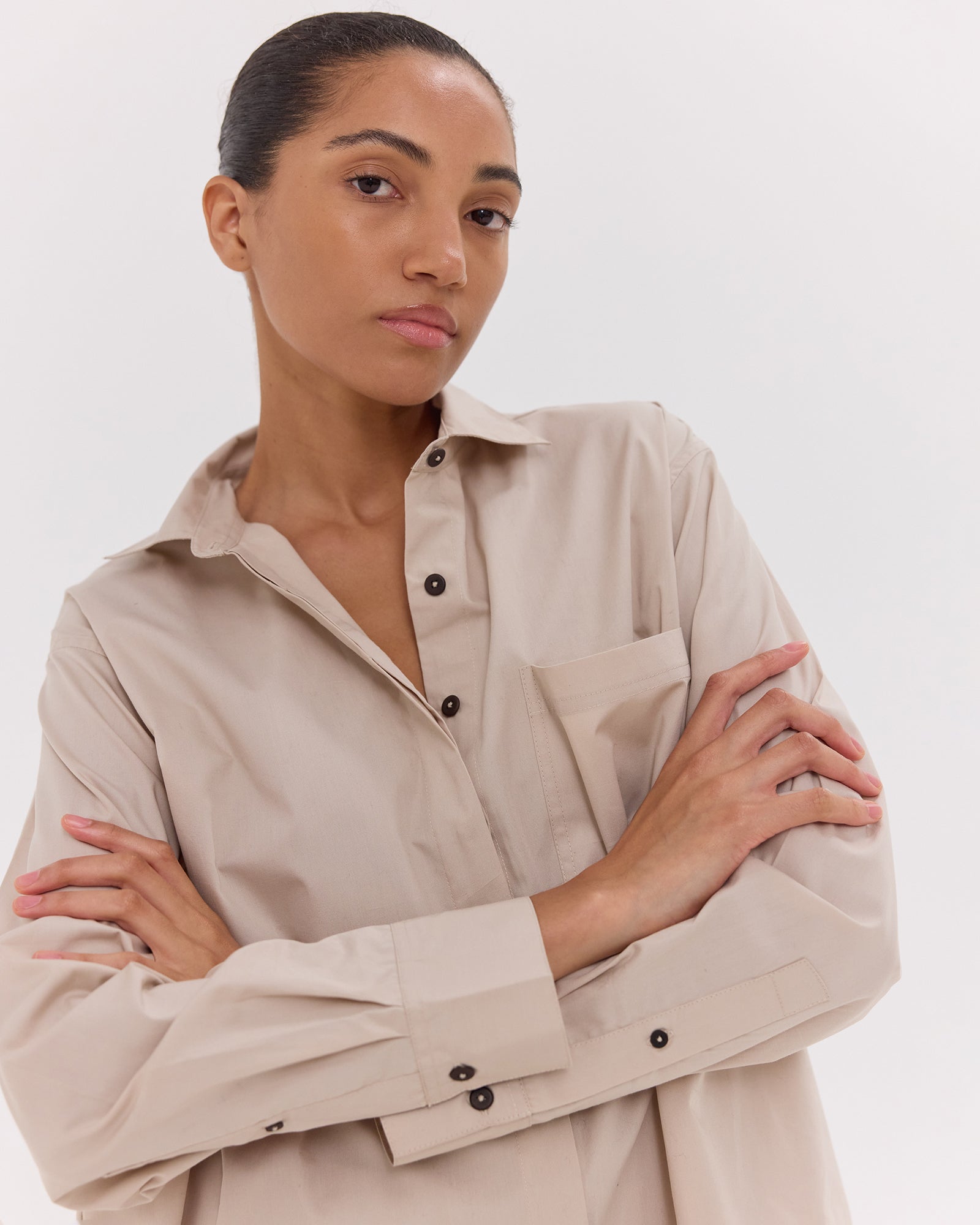 The Classic Pocket Shirt | Bone