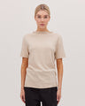 The Funnel Neck Tee | Jute