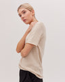 The Funnel Neck Tee | Jute