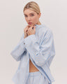 The Oversized Shirt | Sky Stripe