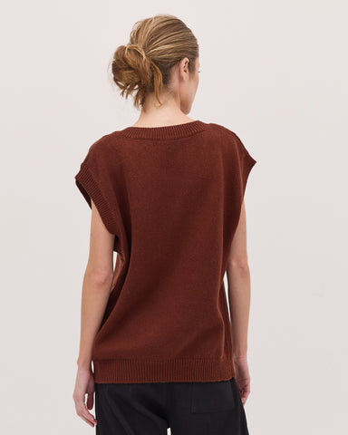 The Vest | Mahogany