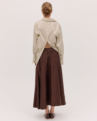 The Maxi Skirt | Chestnut