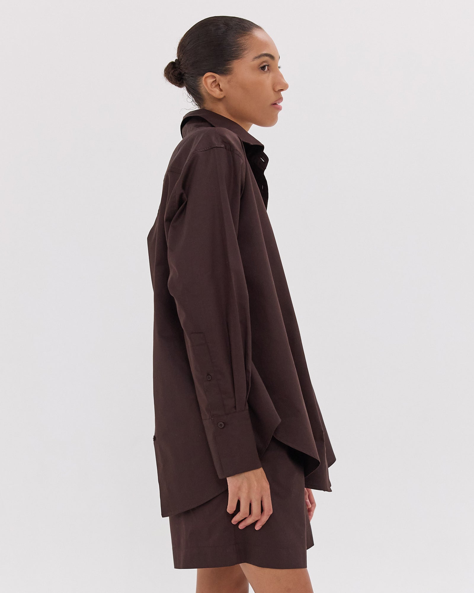 The Split Back Shirt | Brazil Nut