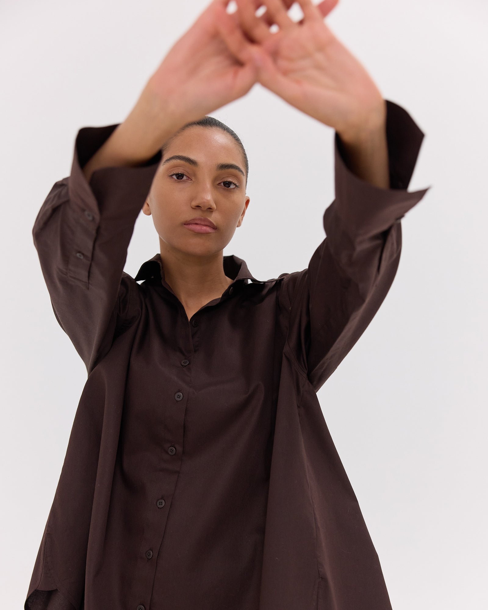 The Split Back Shirt | Brazil Nut