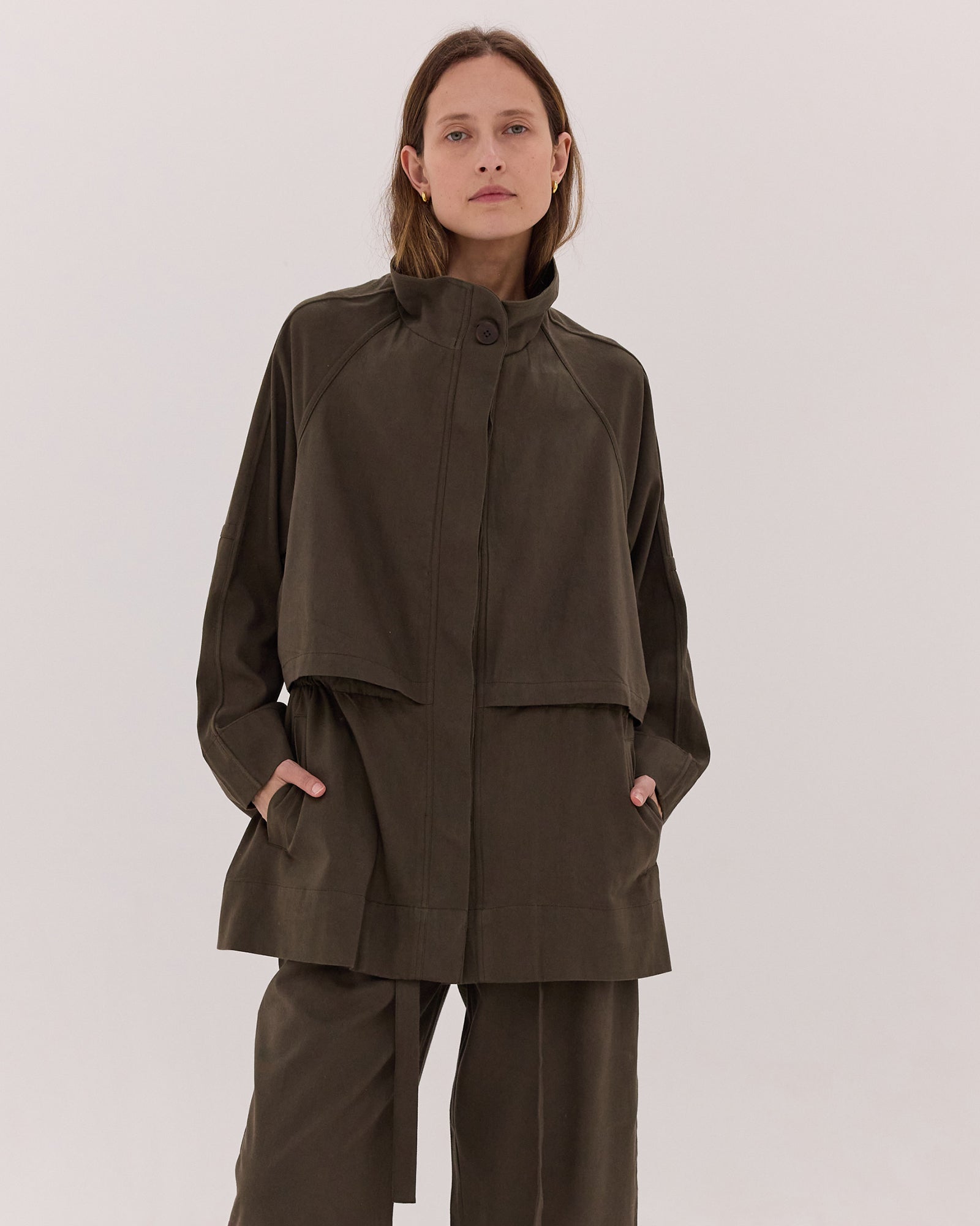 The Peacoat | Dark Olive