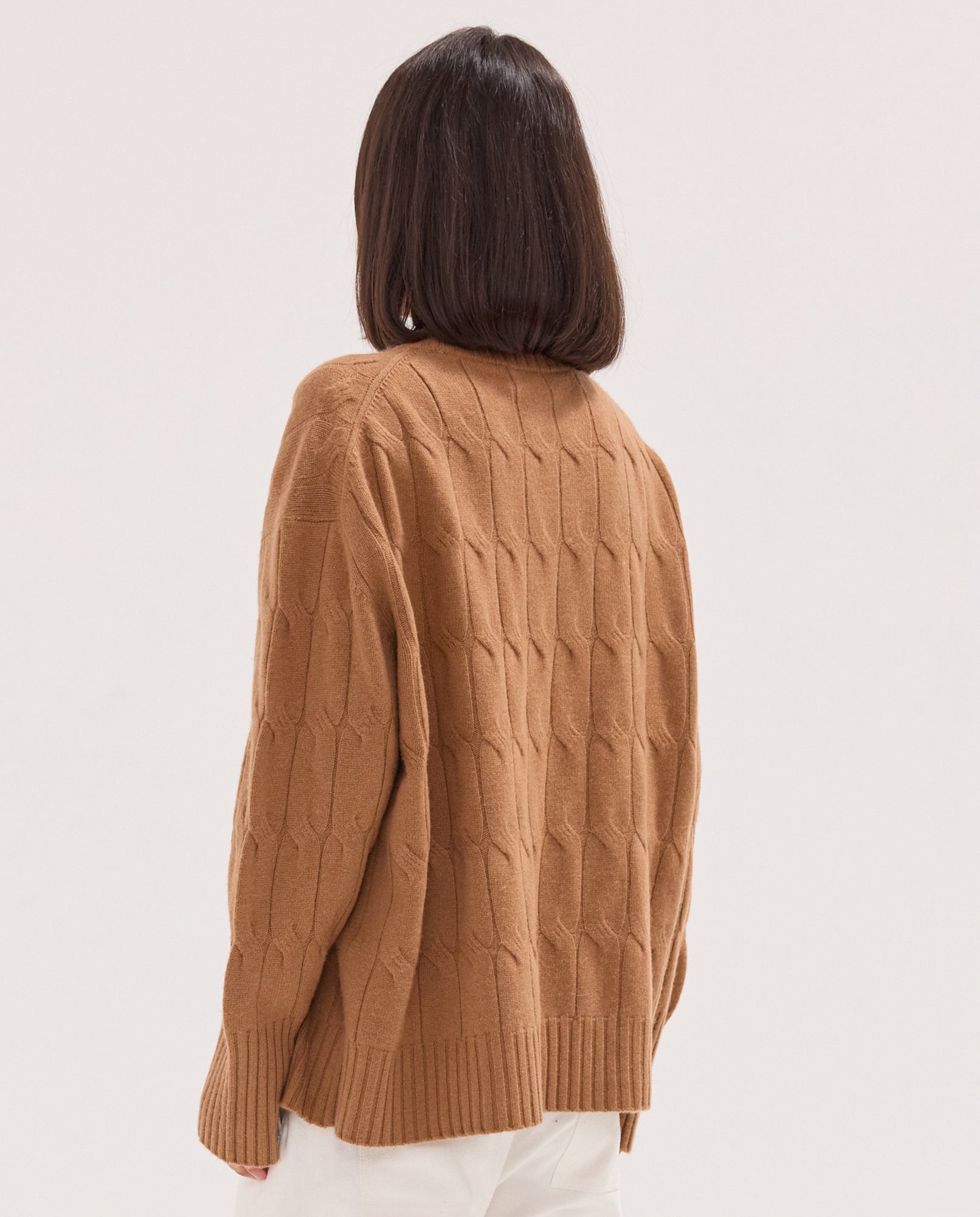 The Cable Knit Jumper | Sandalwood