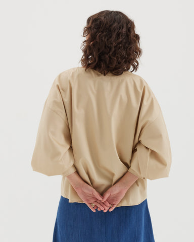 The Giza Billow Sleeve Shirt | Sand
