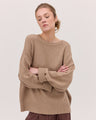 The Billow Sleeve Jumper | Sable