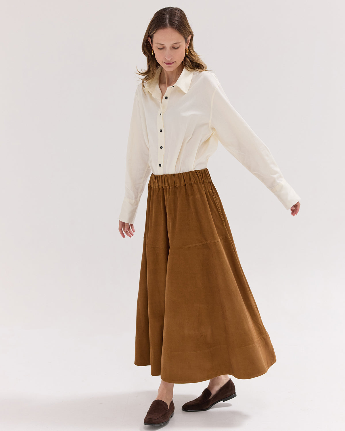 The Corduroy Maxi Skirt | Fox