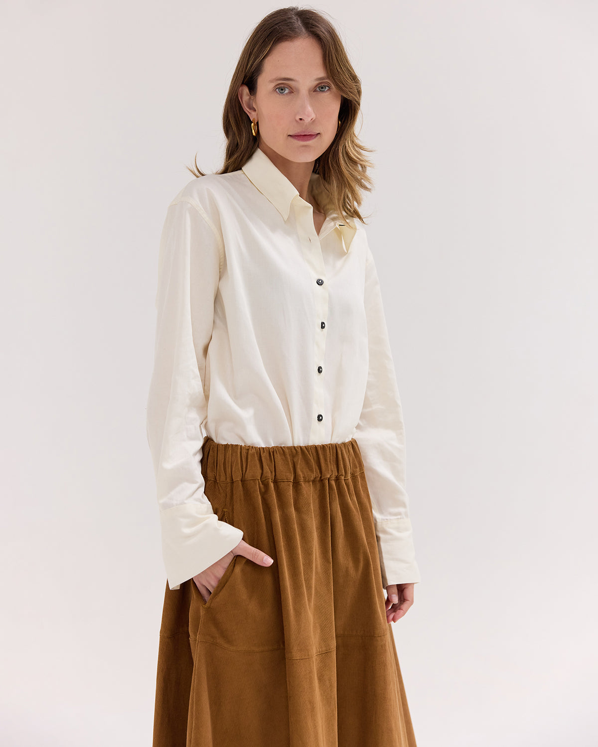 The Corduroy Maxi Skirt | Fox