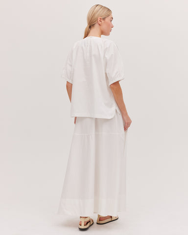 The Maxi Skirt | White