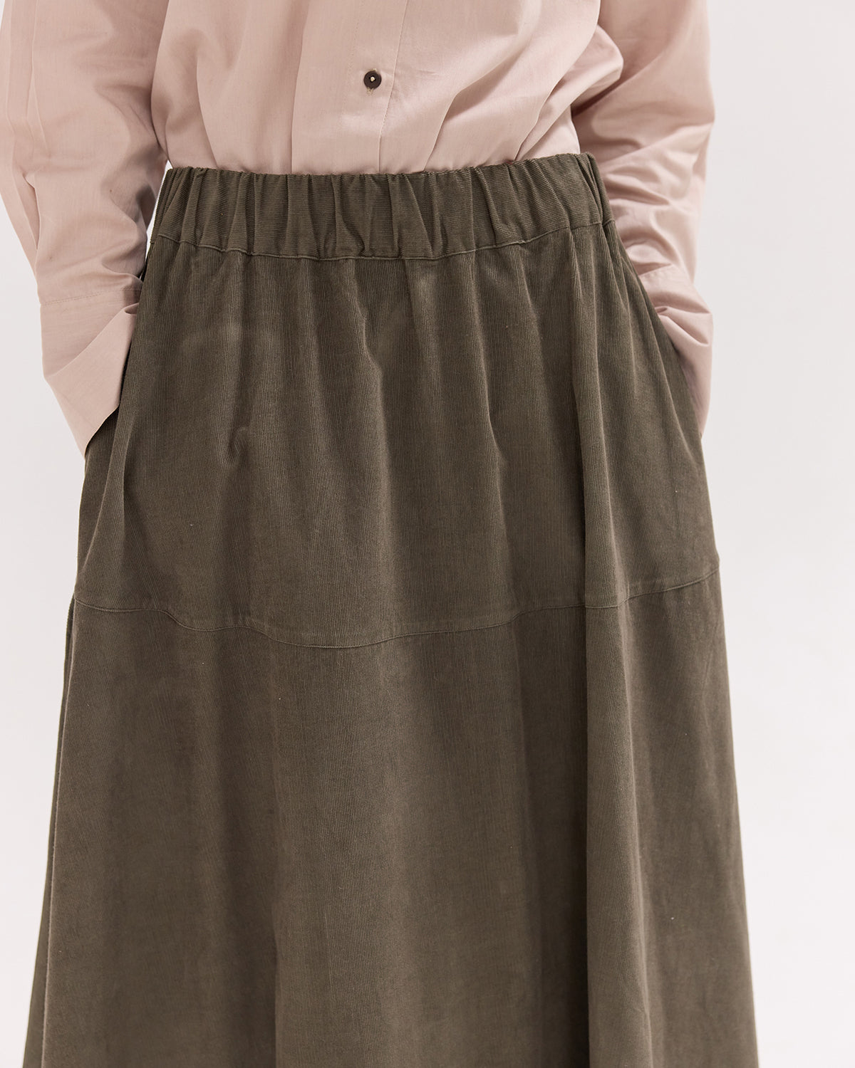 The Corduroy Maxi Skirt | Rosemary