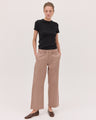 The Wide Leg Denim Jeans | Mocha