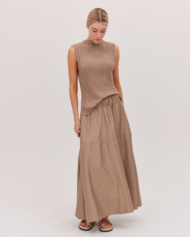 The Maxi Skirt | Praline