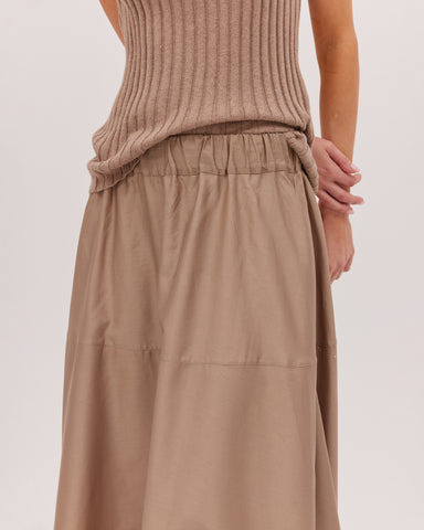 The Maxi Skirt | Praline