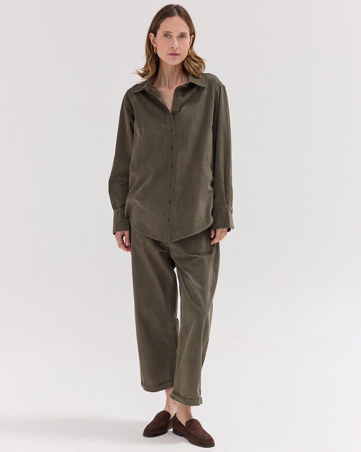 The Corduroy Relaxed Pant | Rosemary
