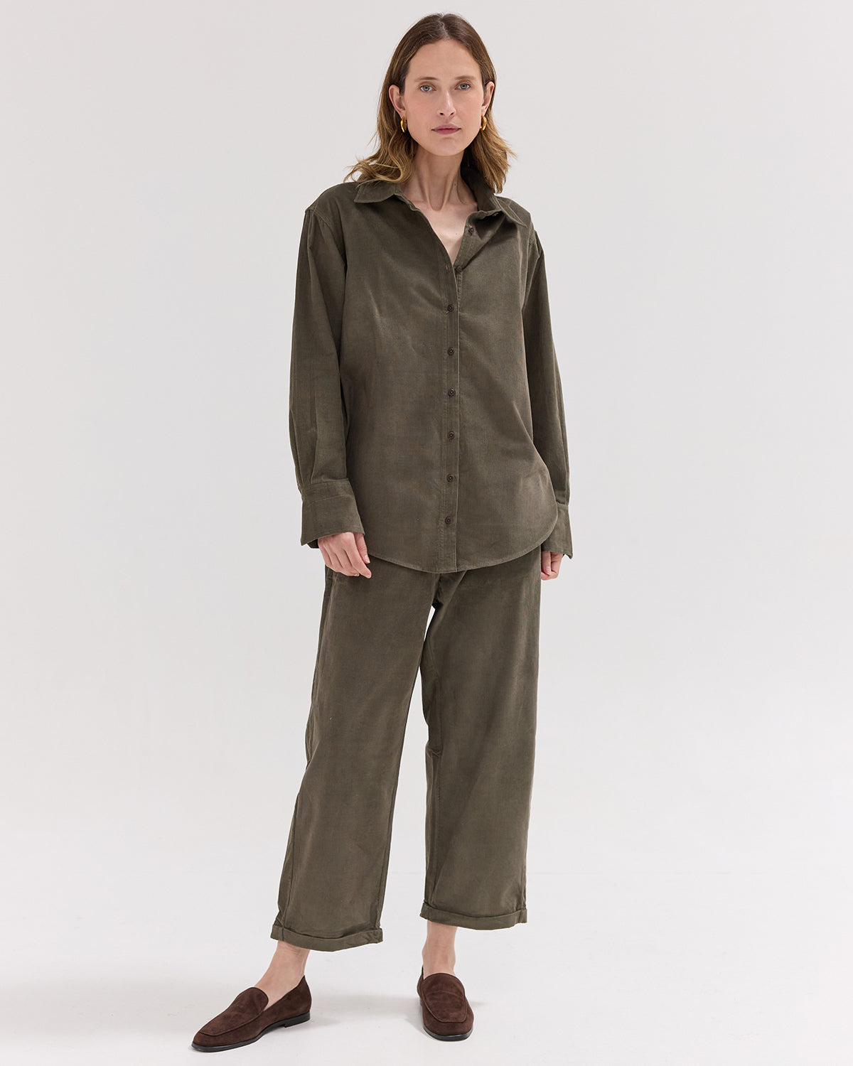 The Corduroy Relaxed Pant | Rosemary