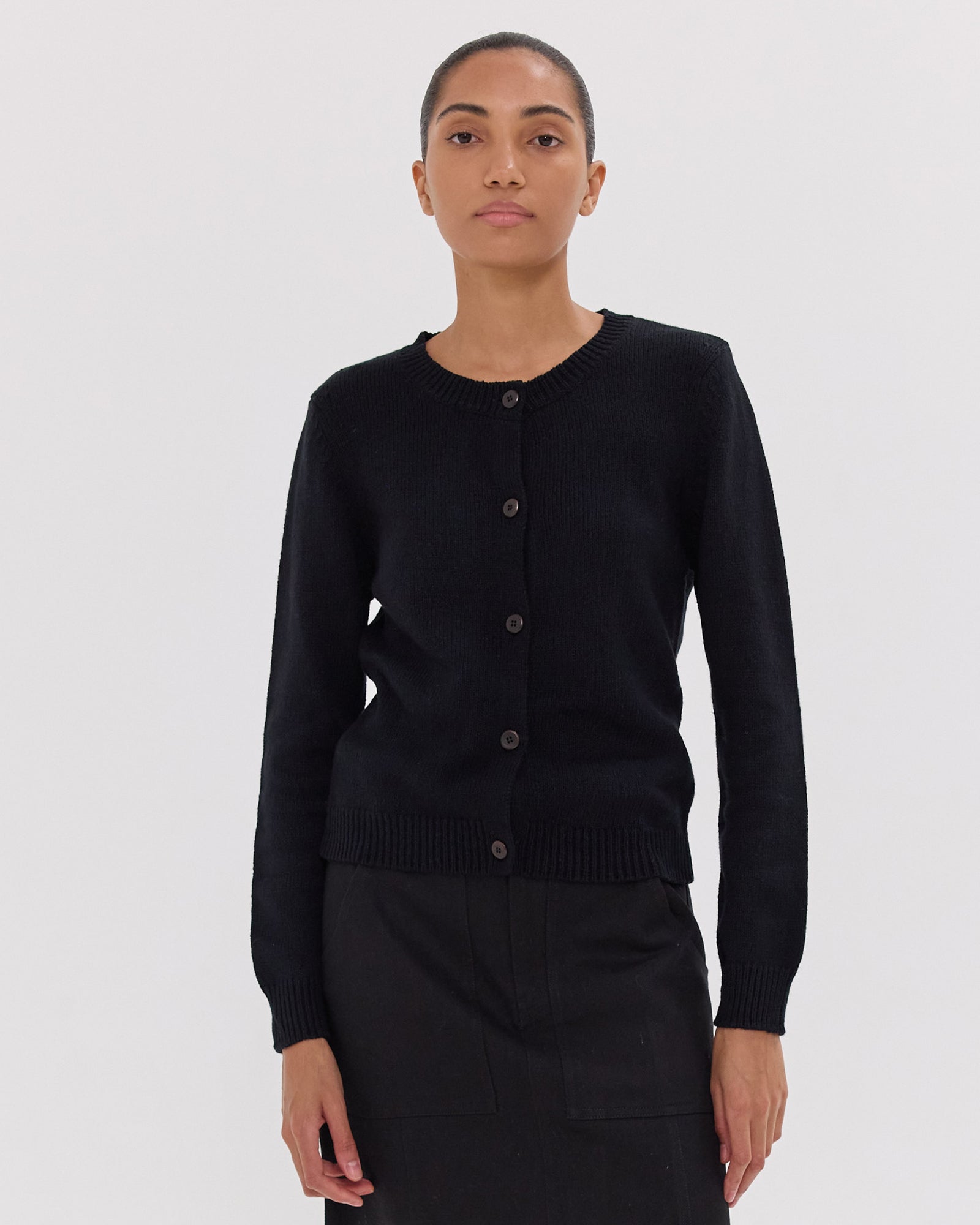 The Vintage Cardigan | Black