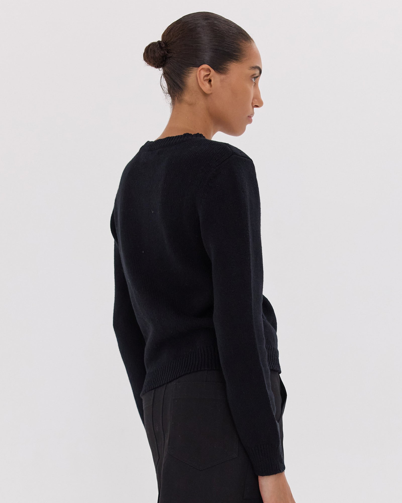 The Vintage Cardigan | Black