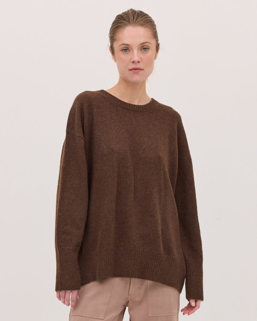 The Classic Crew Jumper | Espresso