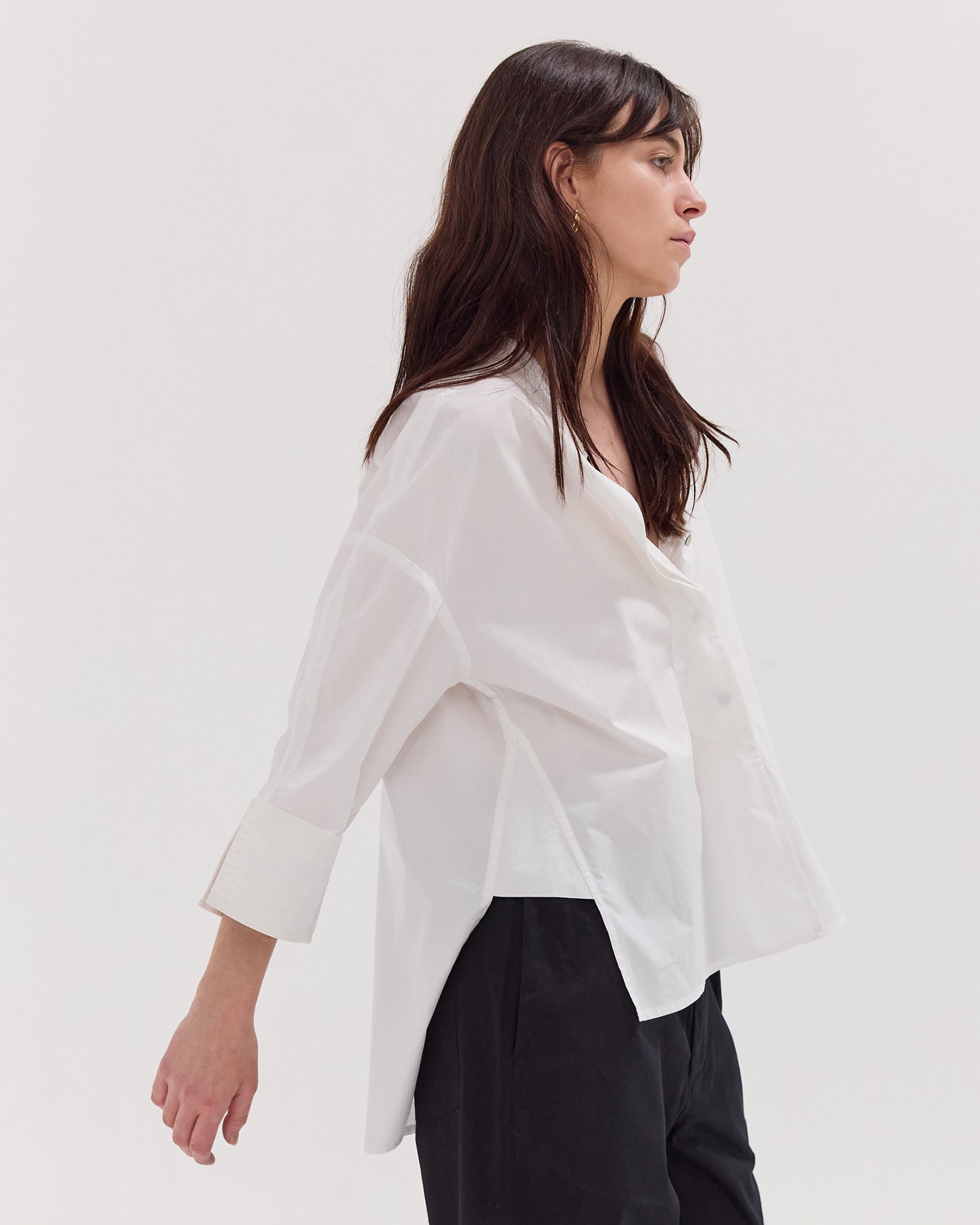 The Summer Panelled Shirt | White