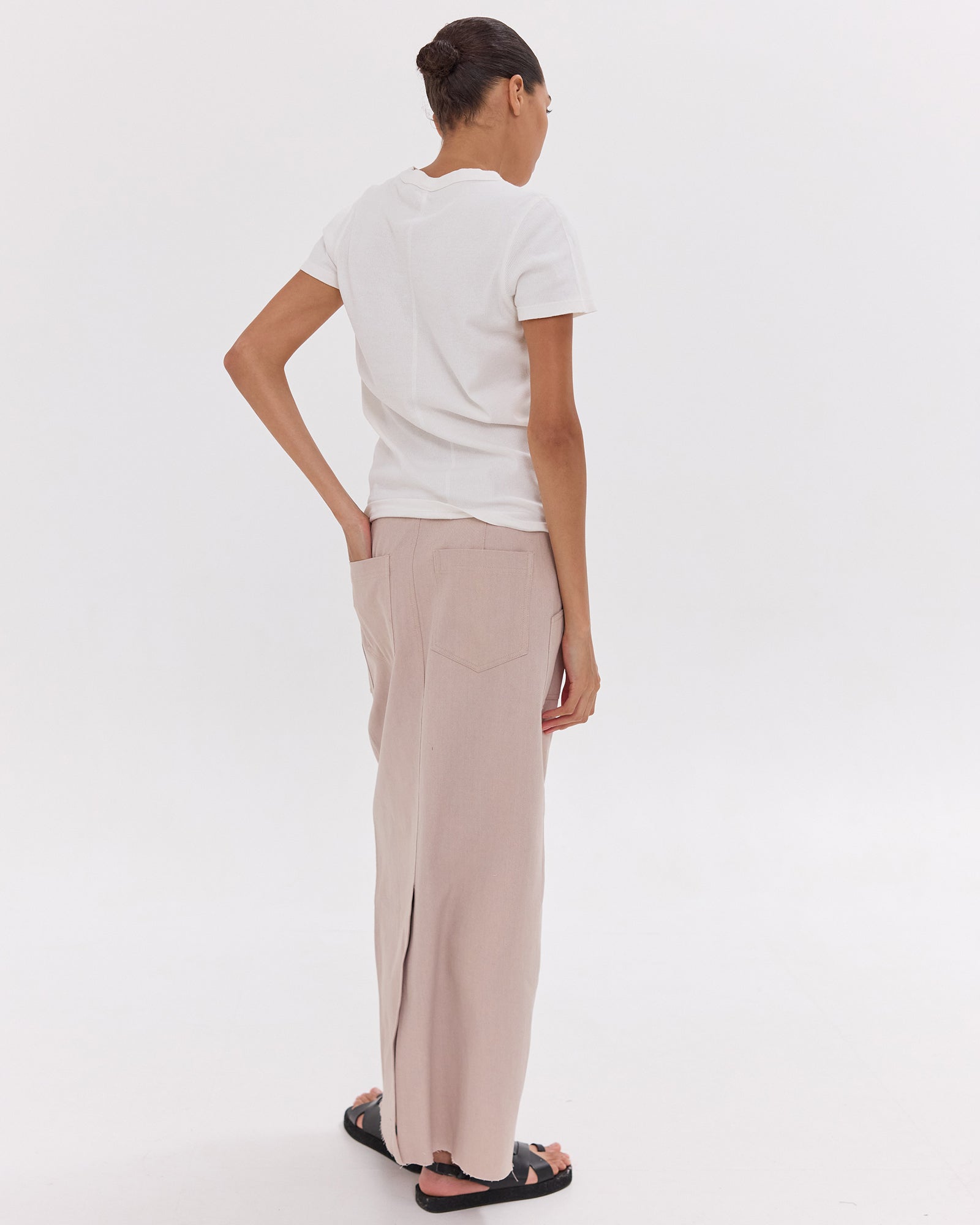 The Long Element Skirt | Mushroom