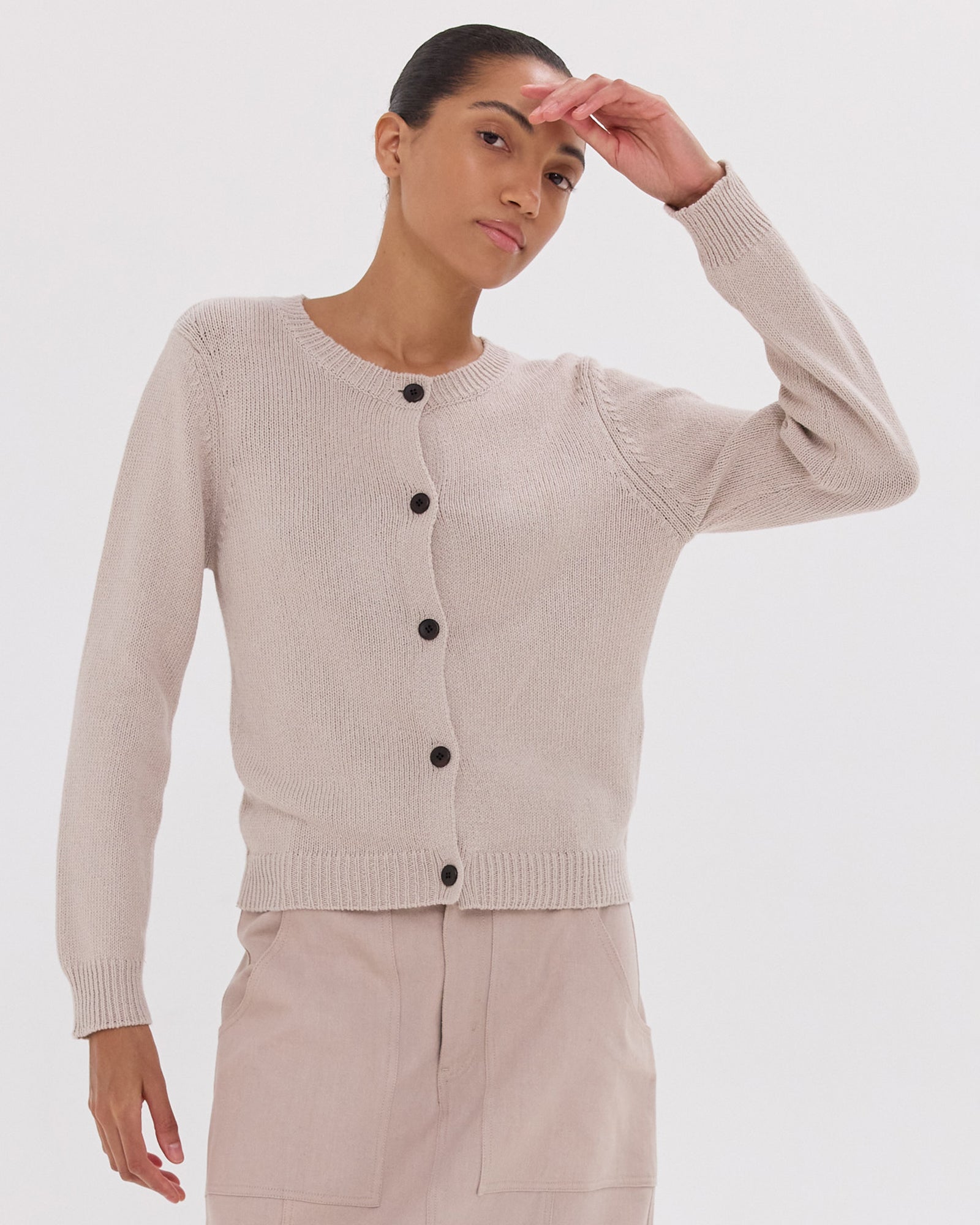 The Vintage Cardigan | River Pebble