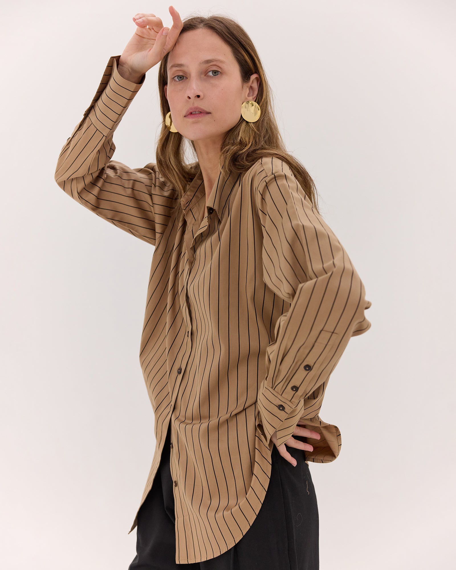 The Classic Shirt | Coffee & Black