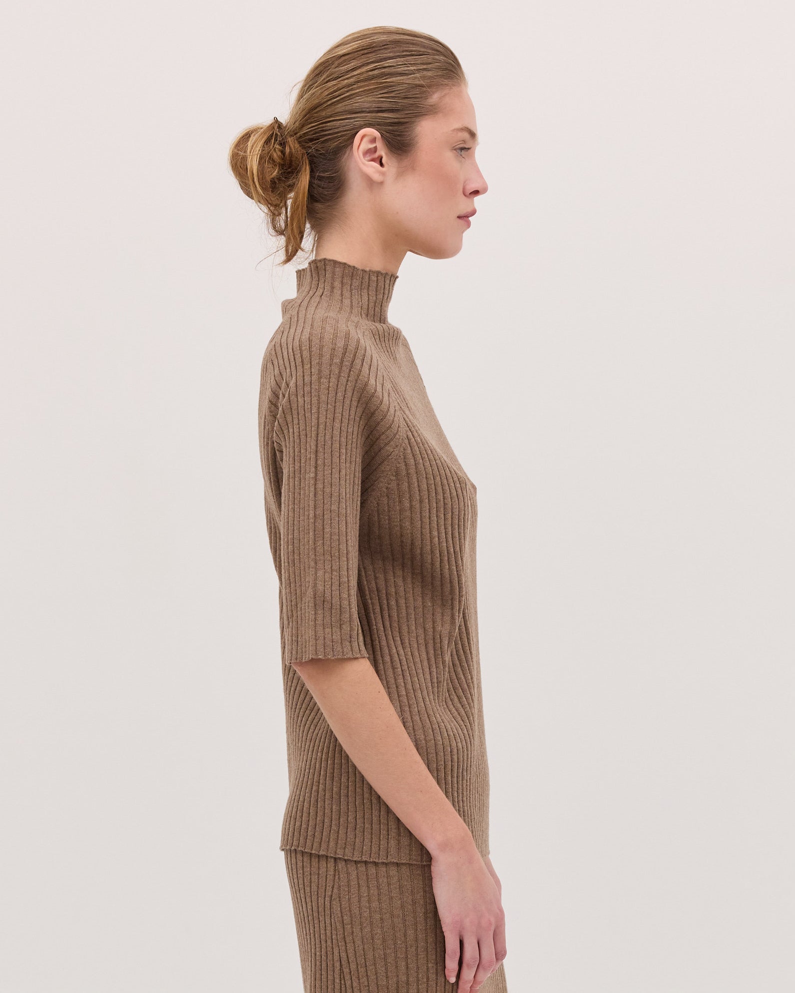 The Rib Knit Tee | Hazel