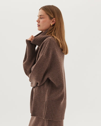 The Roll Neck Jumper | Squirrel