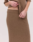 The Rib Knit Skirt | Hazel