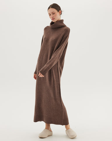 The Roll Neck Dress | Squirrel