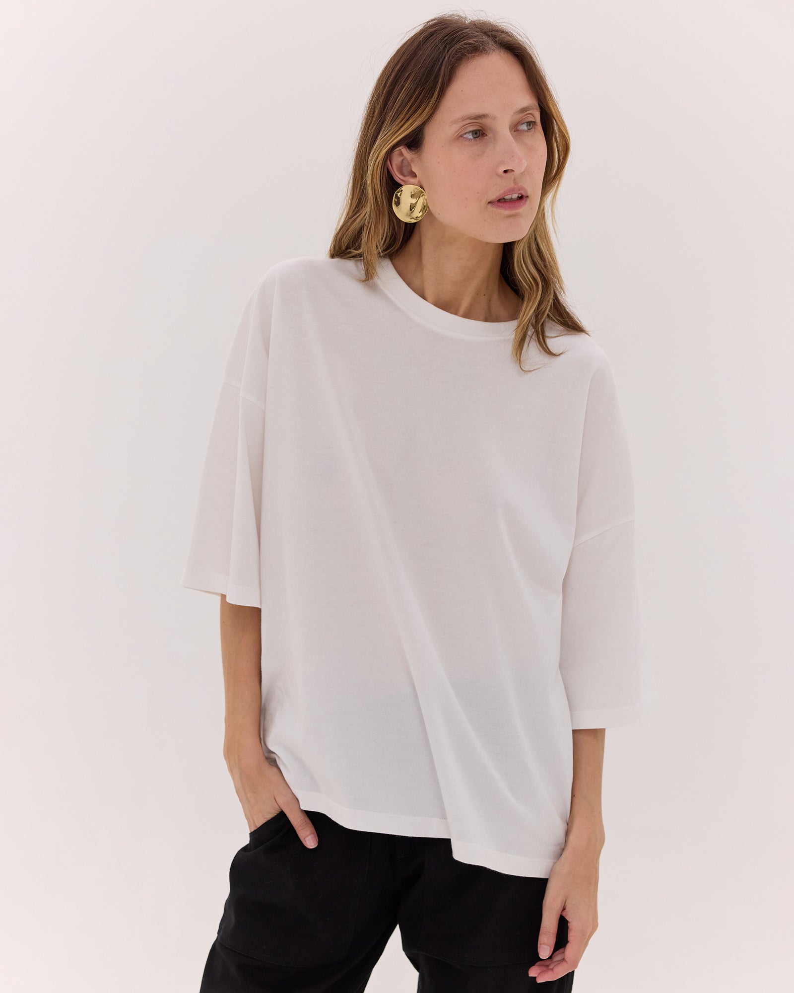 The Oversized Tee | White